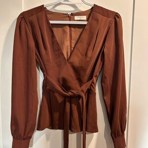 Babaton Wrap Blouse